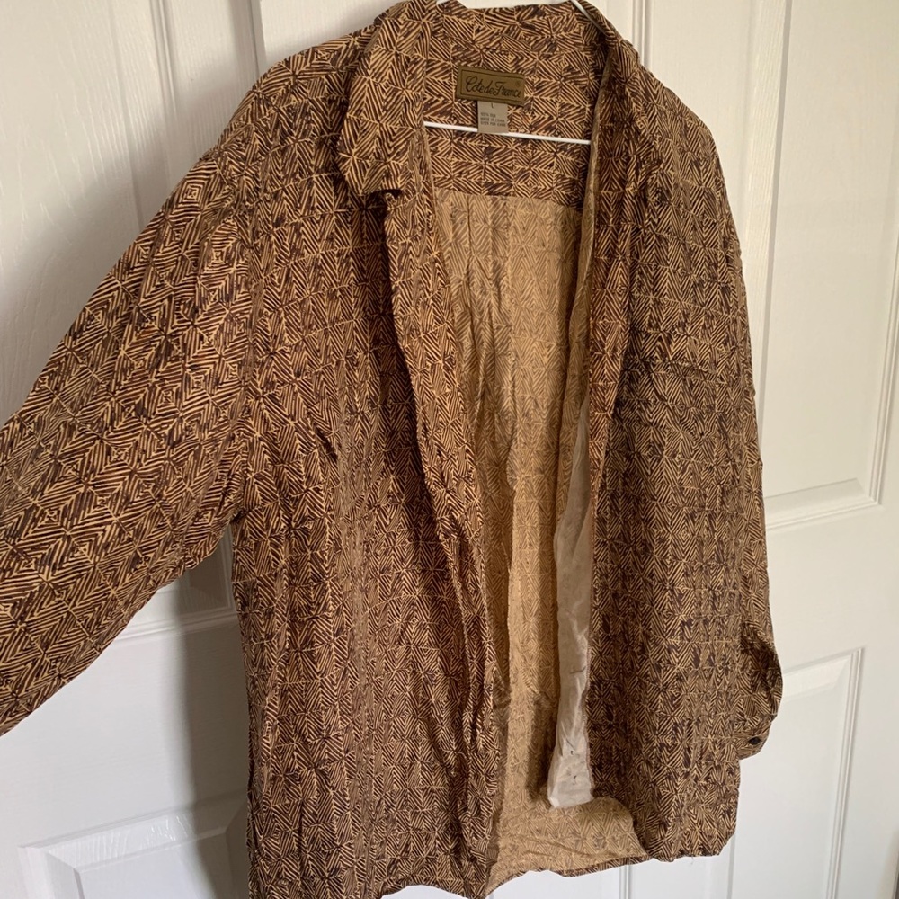 Unique 80s Vintage Button Down Shirt